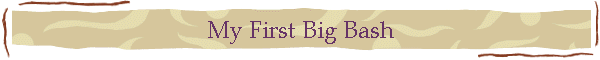 My First Big Bash