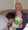 Birthday boy Jarret gets attacked by Greg-the-Tickle-Monster!